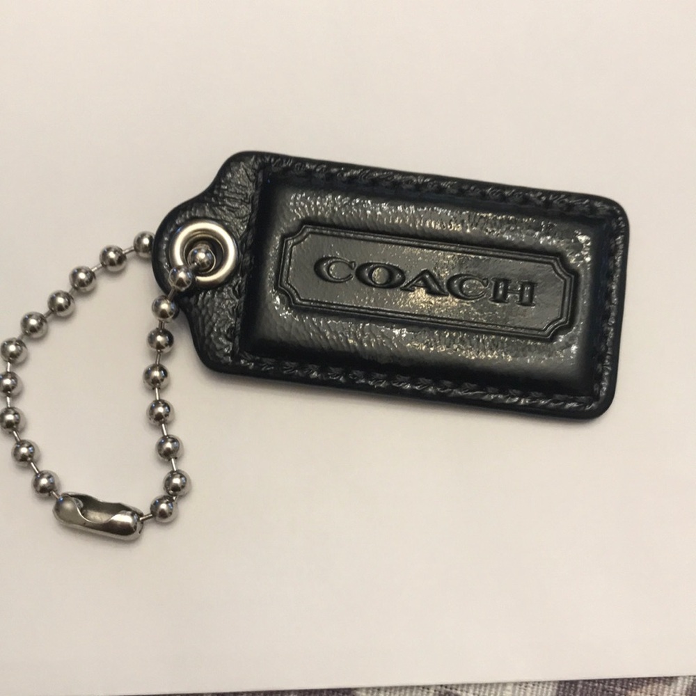 COACH Black Hang Tag
